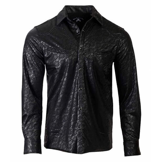 Leather Shirts Designs #SRM003
