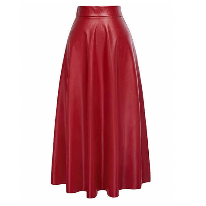 Leather Skirts Designs #SKW012