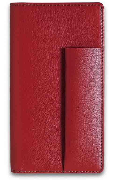 Leather Checkbook Wallet Design #WCB033