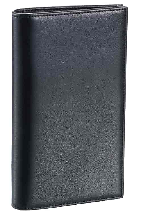 Leather Checkbook Wallet Design #WCB034