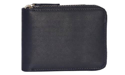 Leather Zipper Wallet
